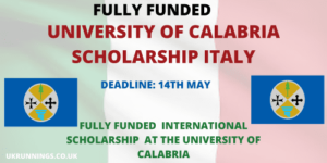 University of Calabria Scholarship